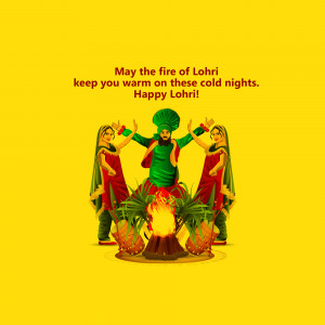 Happy Lohri hd images poster banner status and hd photos